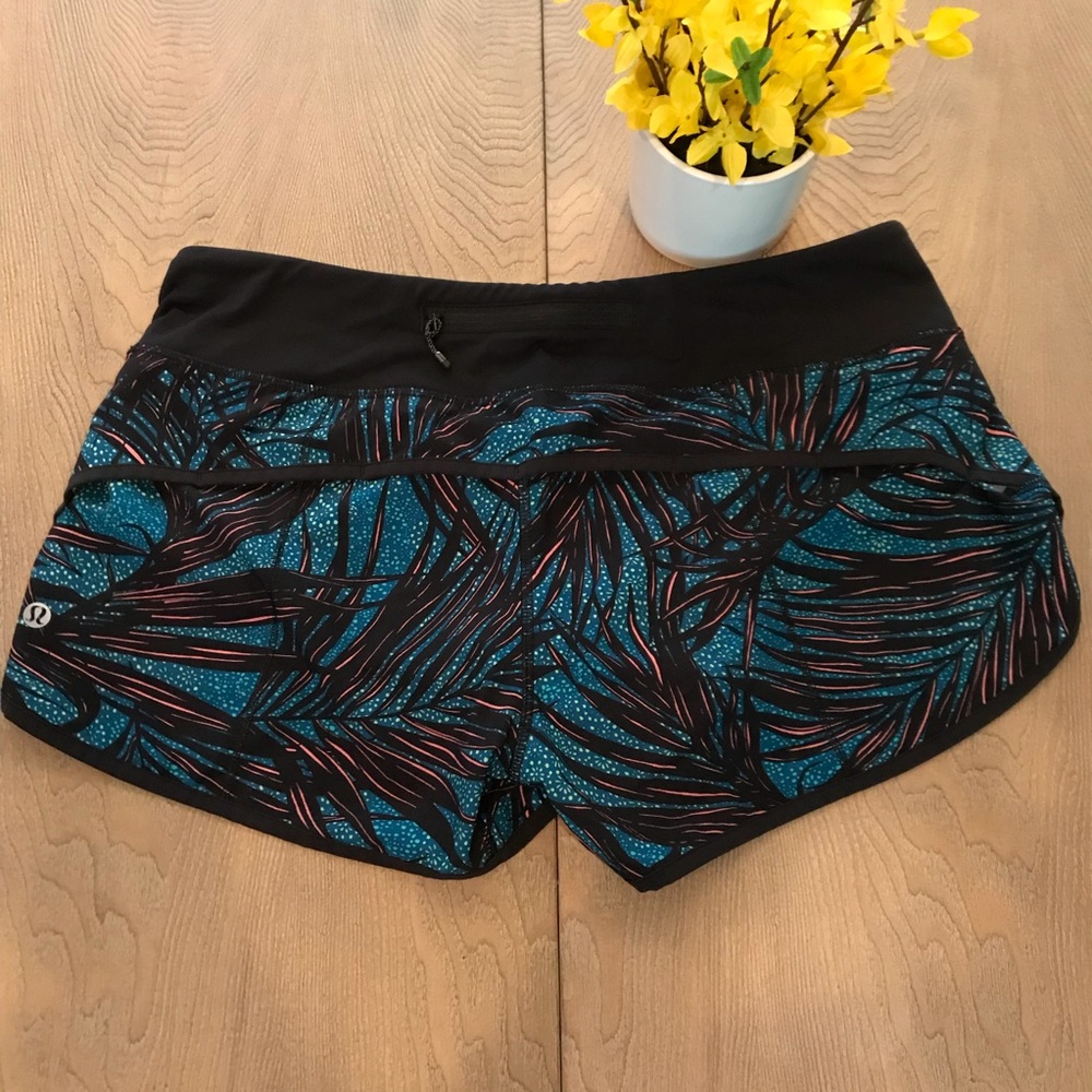 lululemon Speed Short, palm print